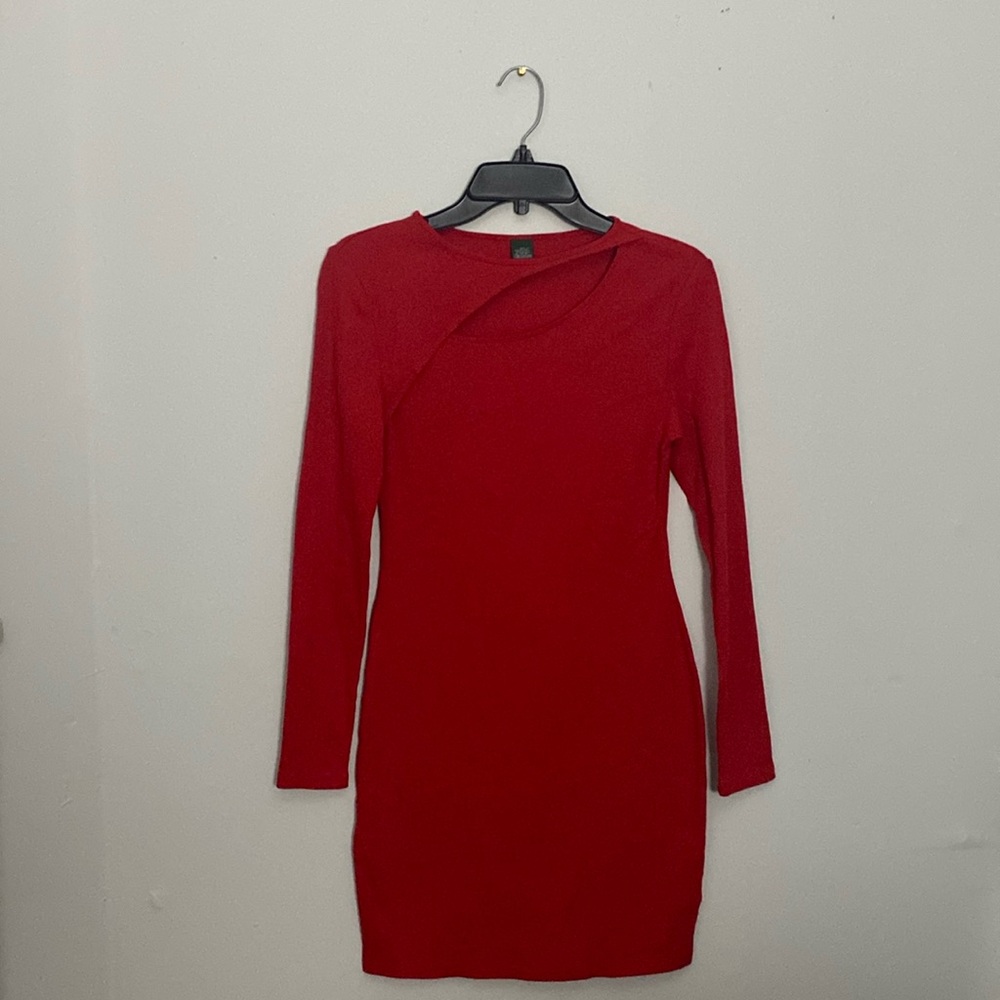 Simple long sleeve dress